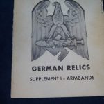 Collectors guide German Relics Supplement 1 Armbands
