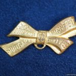 Deutsches Turnfest stuttgart 1933 gold ribbon pin