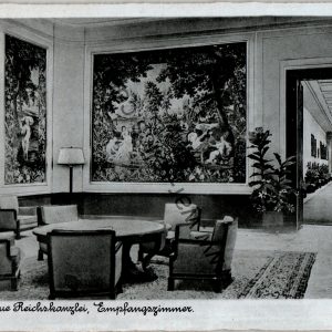 Berlin Neue Reichskanzlei empfangszimmer Post card