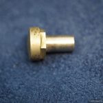 SMGQ-0007 SA/SS dagger Pommel nut in Nickel