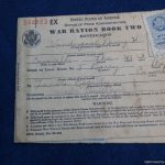 SMGQ-0027 US War Ration Book #544883