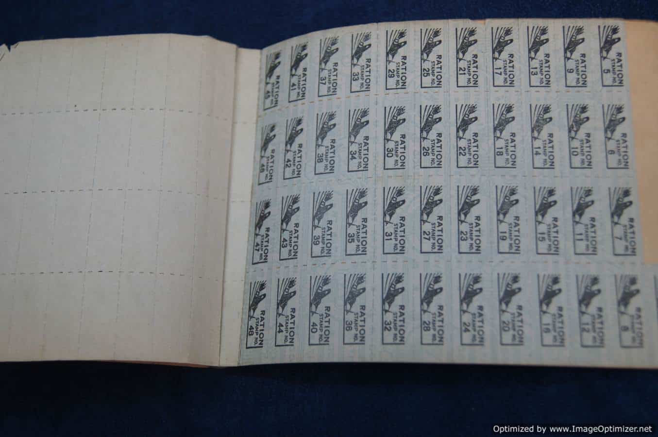 SMGQ-0026 US War Ration Book #854374
