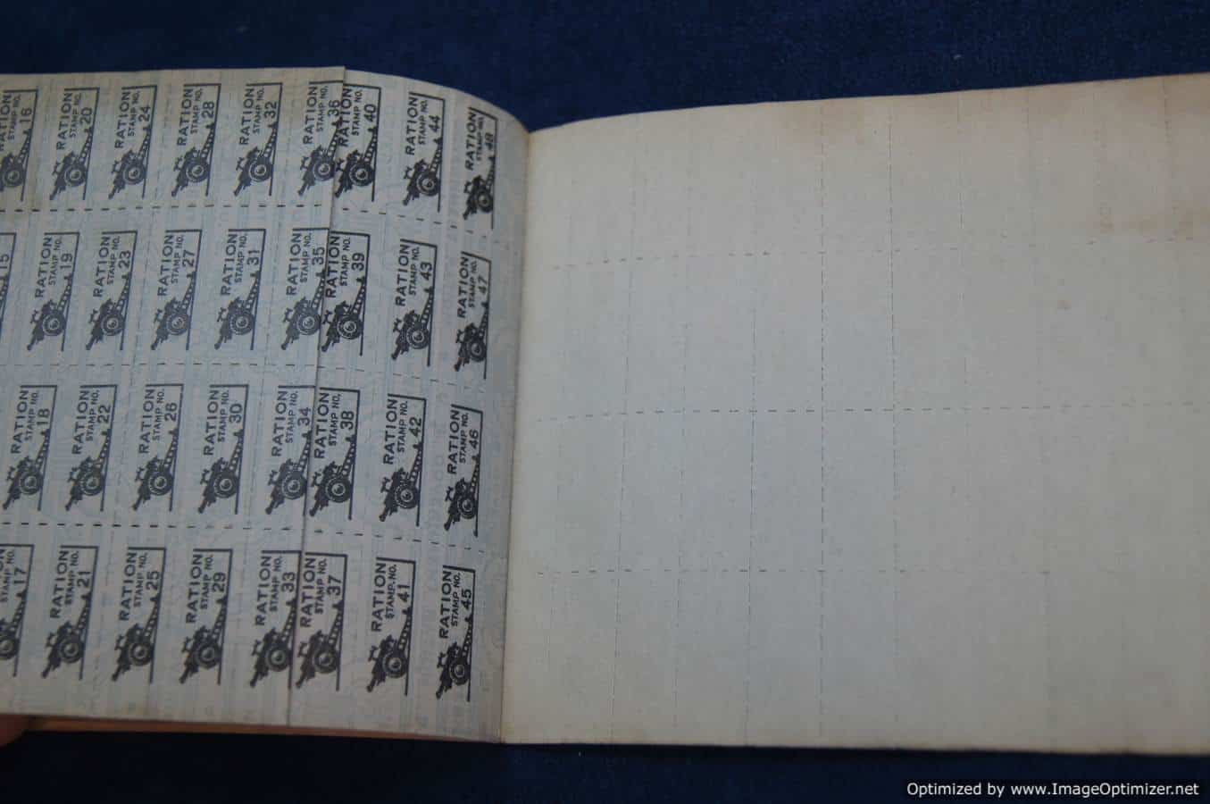 US War Ration Book