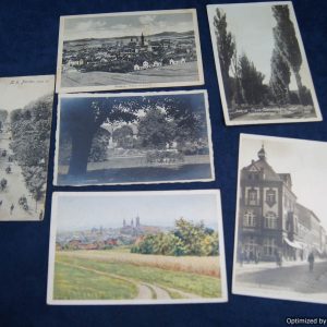 SMGQ-0019 6 pc lot Post cards sent back by member of the 328th infantry regiment