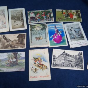 SMGQ-0016 "For the Babys" 12 pc lot Post cards sent back by soldier of the 328th infantry regiment
