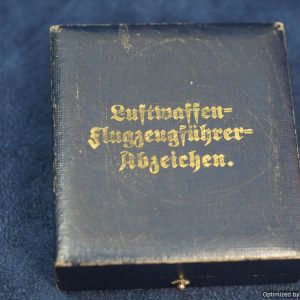 Reproduction Pilot badge case