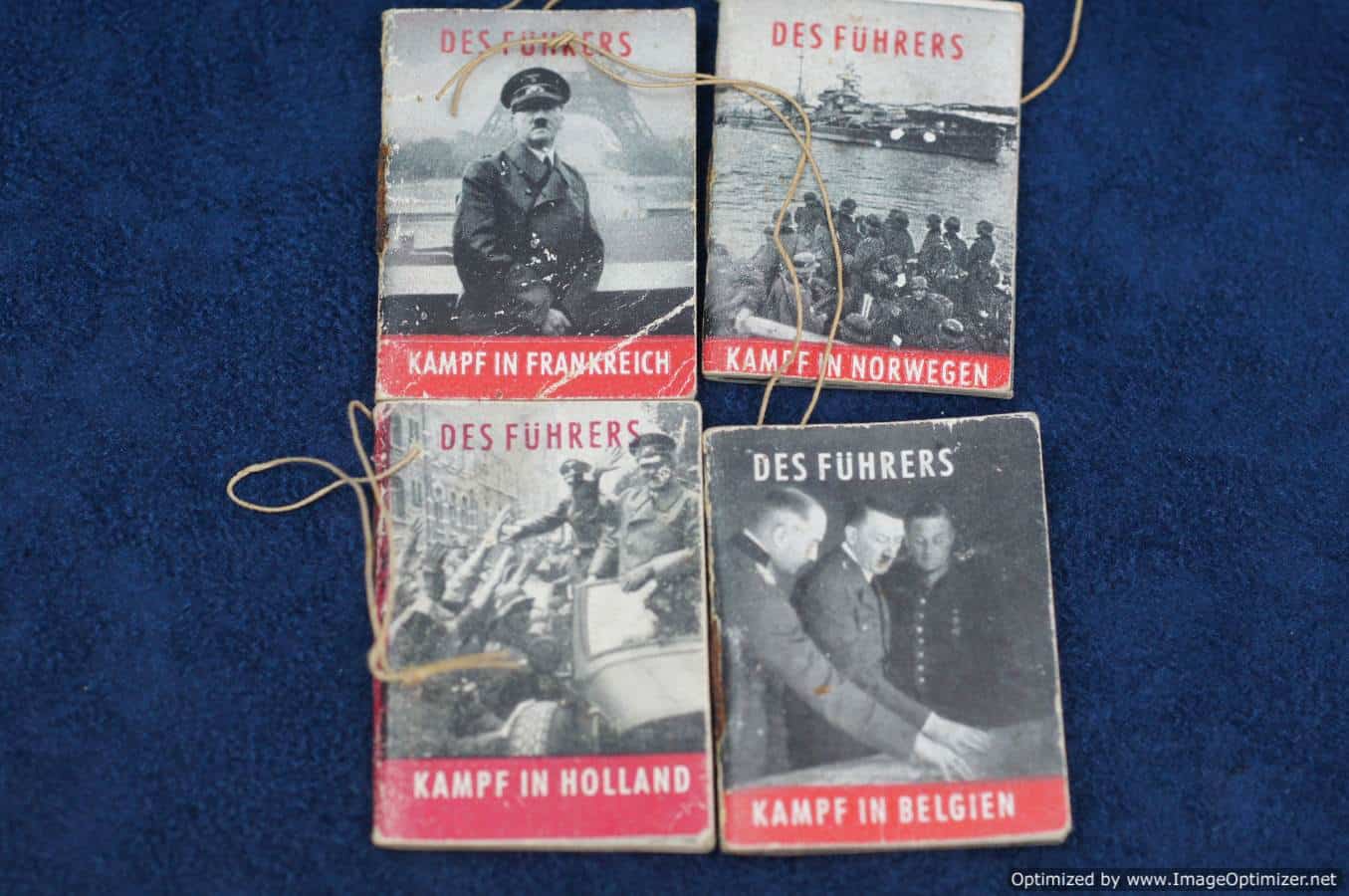 "DES FUHRERS" 4 pc Mini Book lot