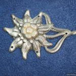 SMGQ-0058 Edelweiss Cap badge for mountain troops