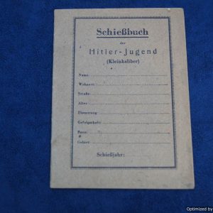SMGQ-0088 Schießbuch der hitlerjugend (Shooting booklet)