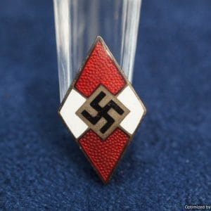 SMGQ-0119 Hitler Youth Membership Badge by Wilhelm Borgas