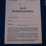 zweite reichskleiderkarte