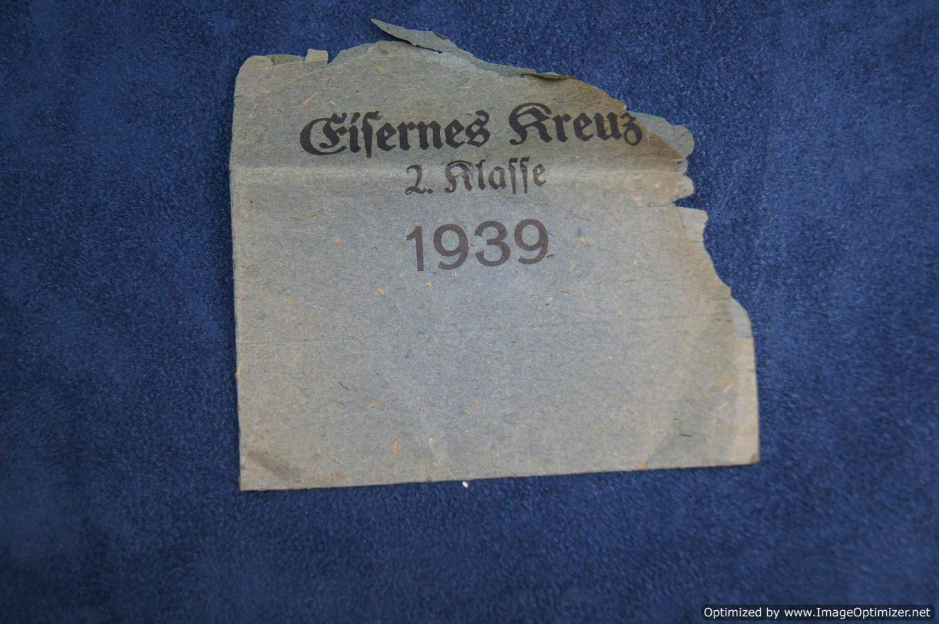 SMGQ-0112 Damaged Iron Cross packet