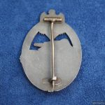 SMGQ-0196 Panzer Assault Badge in Bronze By Fritz Zimmermann