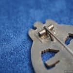 SMGQ-0198 Panzer Assault Badge in Bronze By Rudolf Souval