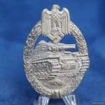 SMGQ-0200 Panzer Assault badge in Silver by Rodolf Souval Repair