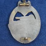 SMGQ-0202 Panzer Assault Badge in Bronze by S&L