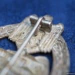 SMGQ-0204 Panzer Assault Badge in Silver by Otto Schickle