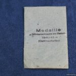 SMGQ-0207 OST Medaille issue packet by Frank & Reif
