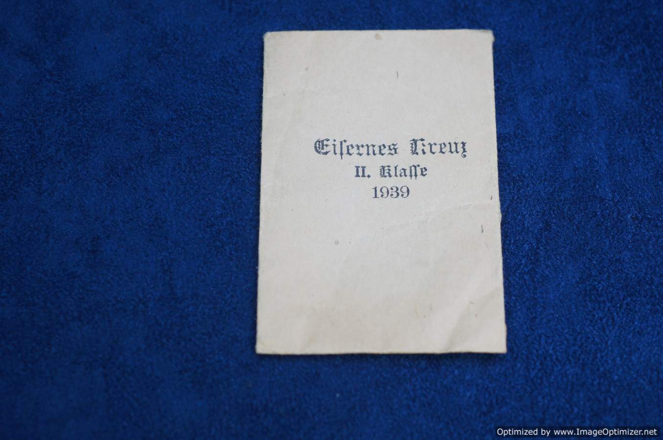 SMGQ-0212 Iron Cross 2nd Class packet by Maria Schenkl