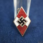 SMGQ-0219 Hitler Youth Member Pin by Foerster & Barth