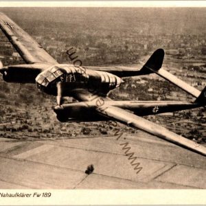 SMGQ-0142 Focke- Wulf Nahaufklärer FW 189 Postcard