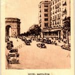 SMGQ-0145 1934 Dated Hotel Napoleon Paris Post Card