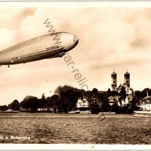 SMGQ-0146 1929 Dated Graf Zeppelin Postcard