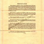 SMGQ-0164 US Life Insurance document dated june 1944