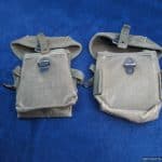 SMGQ-0284 U.S. 1959 Dated Hard Front Small Arms Ammo pouch pair