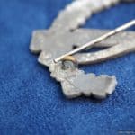 SMGQ-0307 Damaged Infantry Assault badge by Hermann Aurich