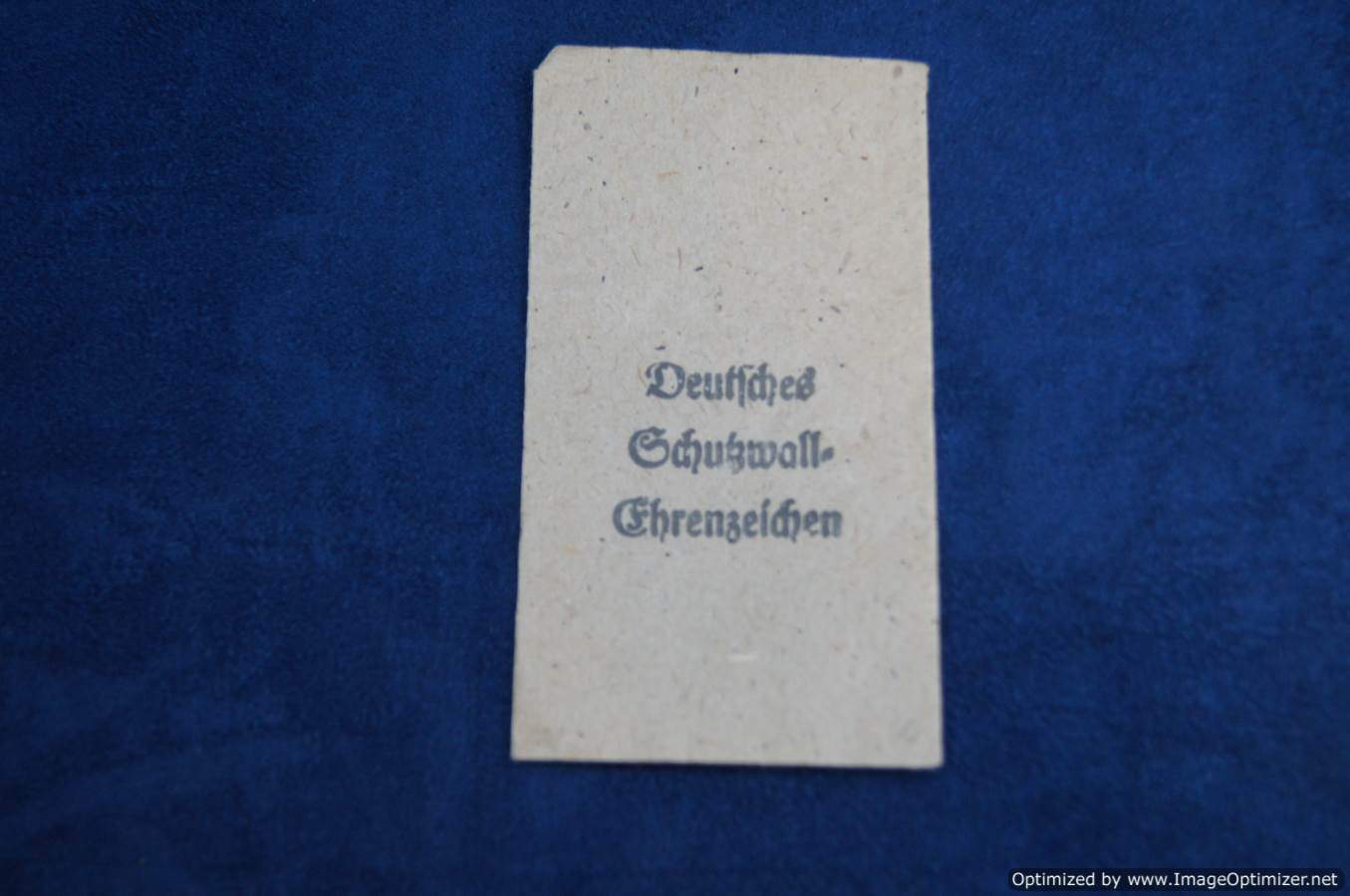 West Wall Medal Packet by Carl Poellath