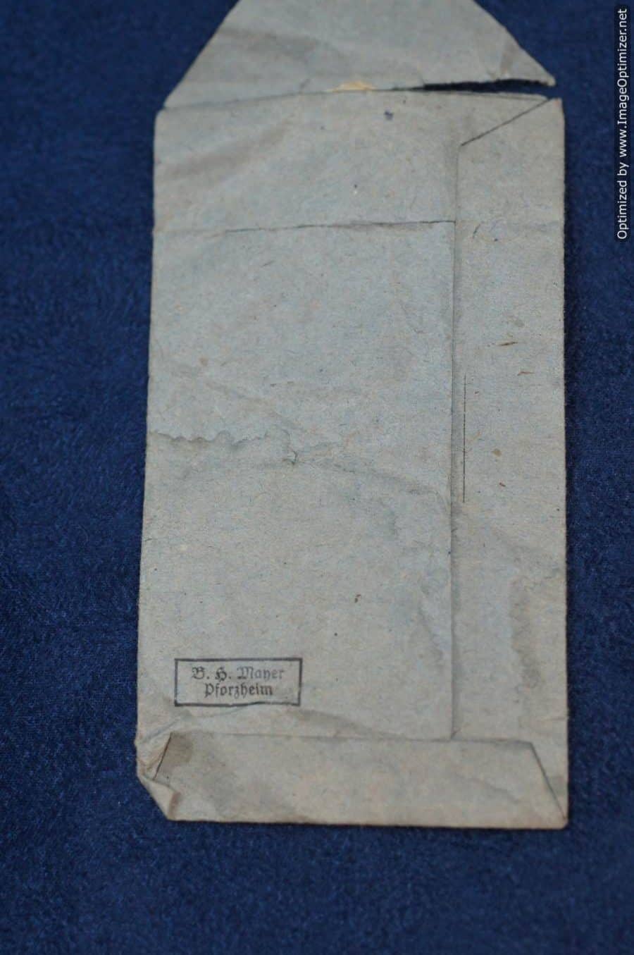 SMGQ-0240 Silver Wound Badge packet by B.H. Mayer