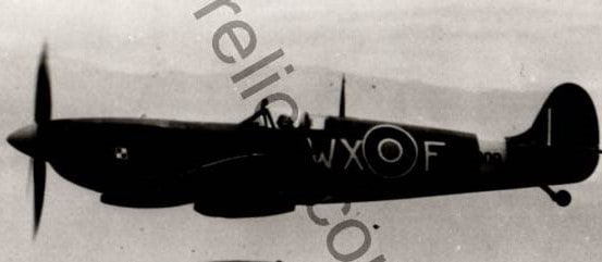 Polish Spitfire in Flight