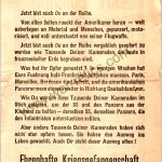 Allied Safe Conduct Pass for Surrendering Germans