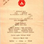 SMGQ-0339 Christmas dinner Menu 9th army 1944