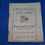 history and wit of war by those who fought Facts all should know