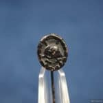 Black wound badge Stick pin 13x16mm