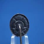 Black wound badge Stick pin 13x16mm