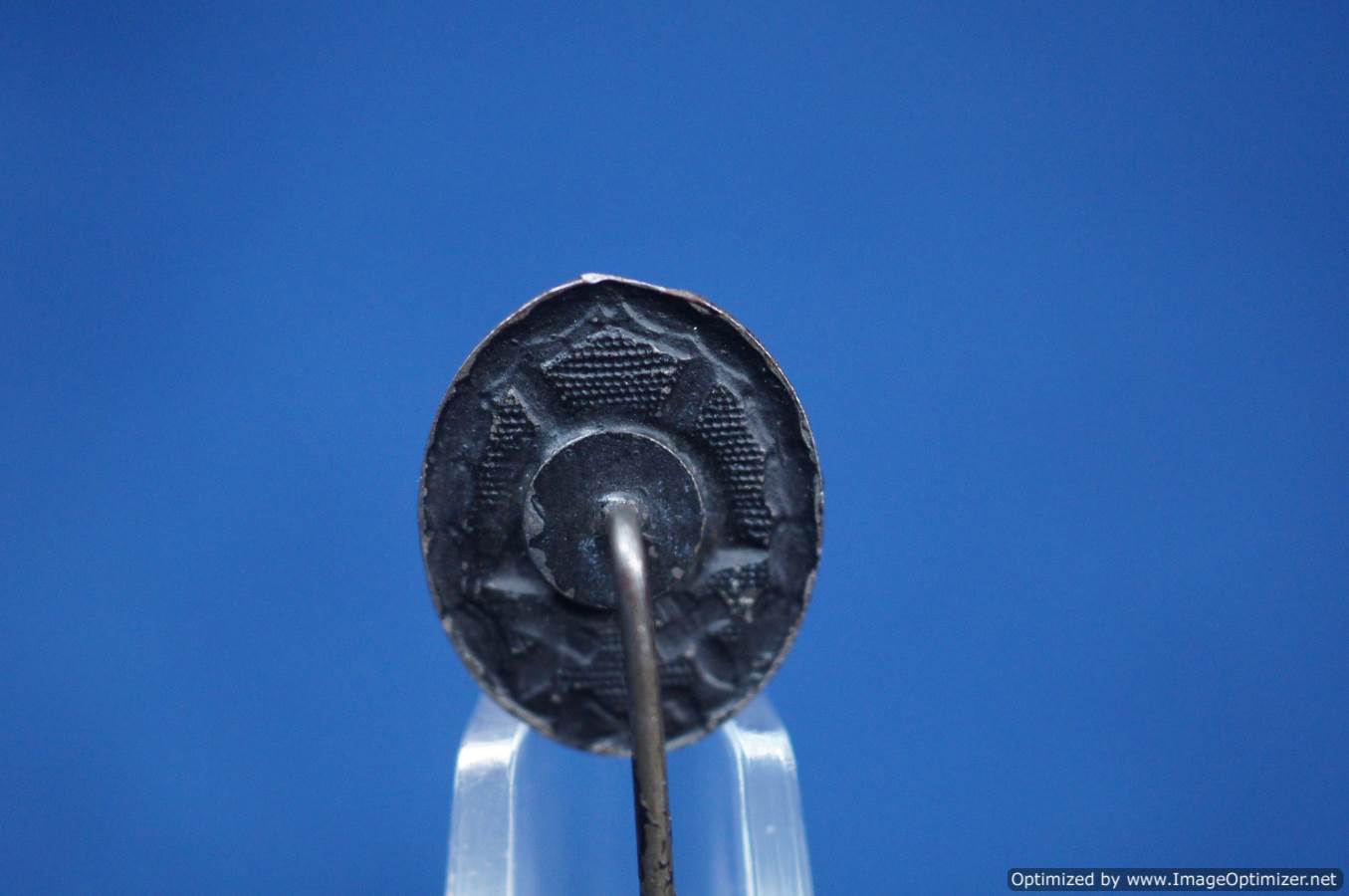 Black wound badge Stick pin 13x16mm