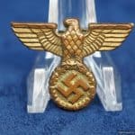 Reichsbahn or Reichspost visor Eagle