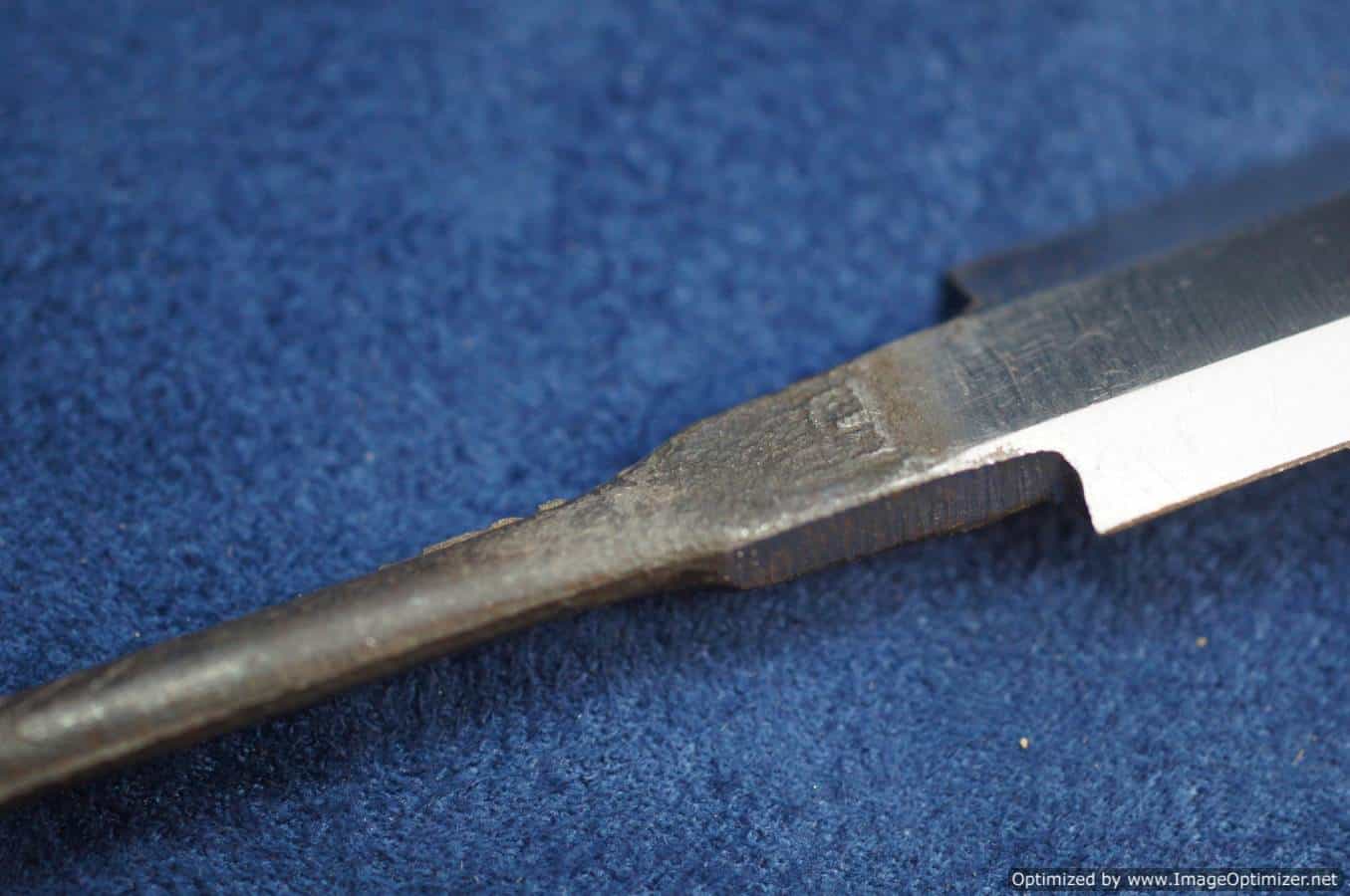 Army Dagger Etched blade Tank Motif POST WAR