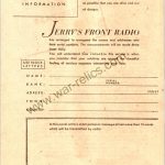 Jerry's Front Radio