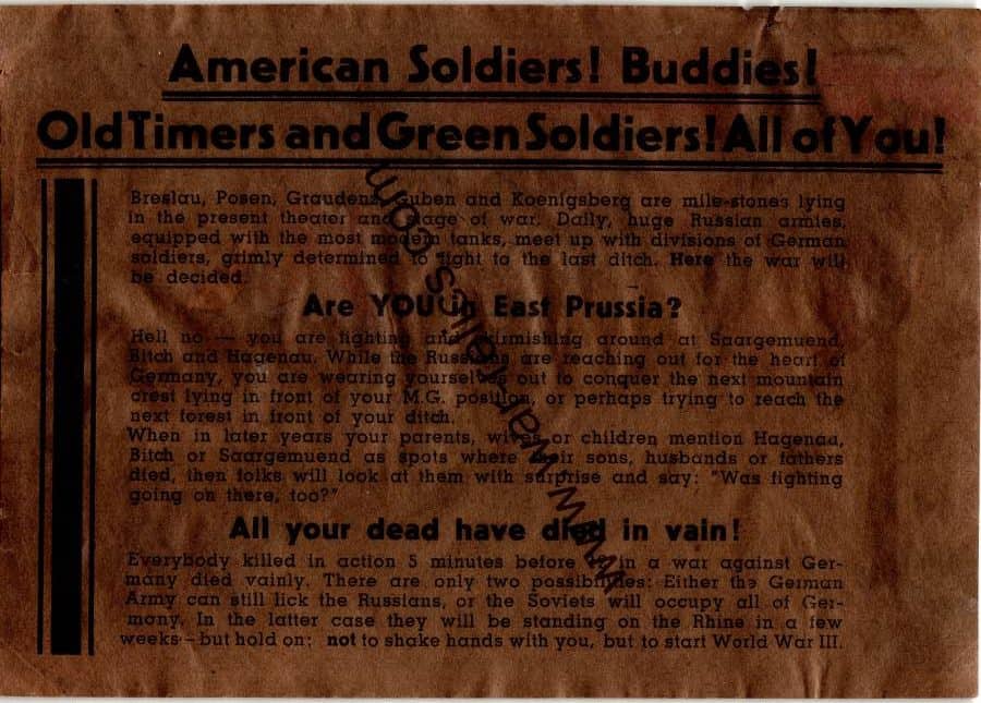 American Soldiers! Buddies!