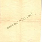 Letter From German Military Finance office 1941