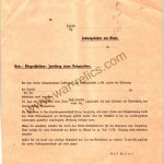 NSDAP Orts Level Letter to Air Raid Victim
