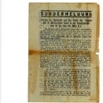 "Sondermeldung" Soviet Propaganda Leaflet WW2
