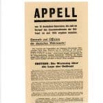 "APPELL" July 1944 Anti War/Hitler German Propaganda letter