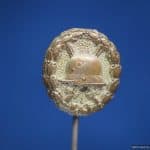 WW1 Wound badge Stick pin silver