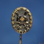 WW2 Wound badge Stick pin blck L54 marked