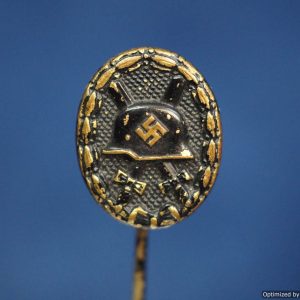 WW2 Wound badge Stick pin blck L54 marked